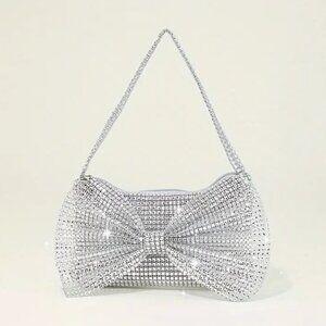 ✨ Rhinestone Bowknot Clutch Purse ✨